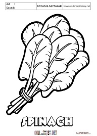 ingilizce boyama sayfaları